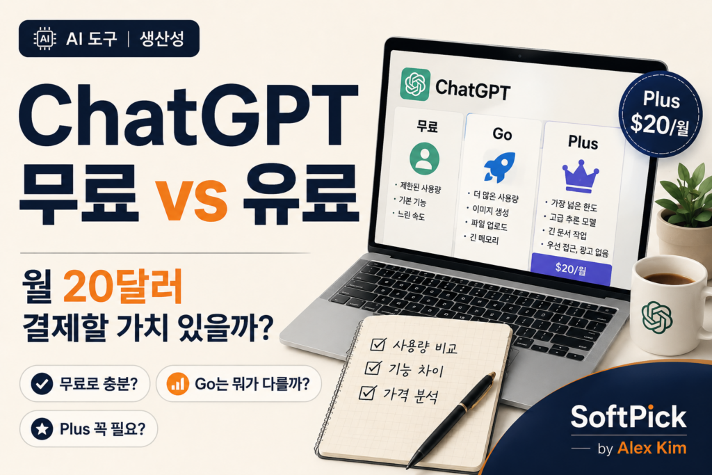 ChatGPT 무료와 ChatGPT Plus 요금제 비교
